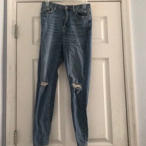 Forever 21 ripped jeans